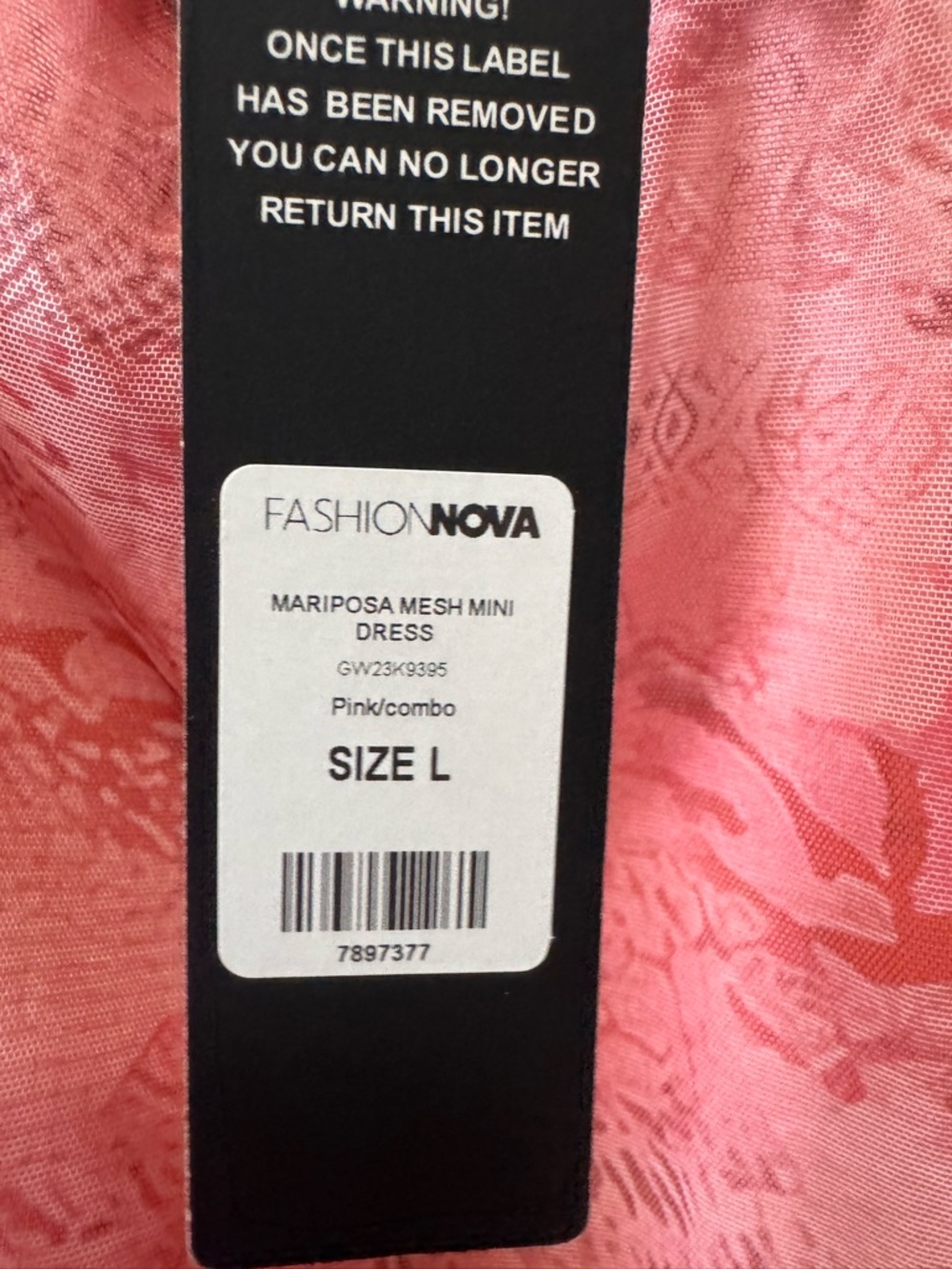 FASHION NOVA Mariposa Mesh Dress/STRAPPY BUTTERFLY BACK DRESS - Picture 11 of 15